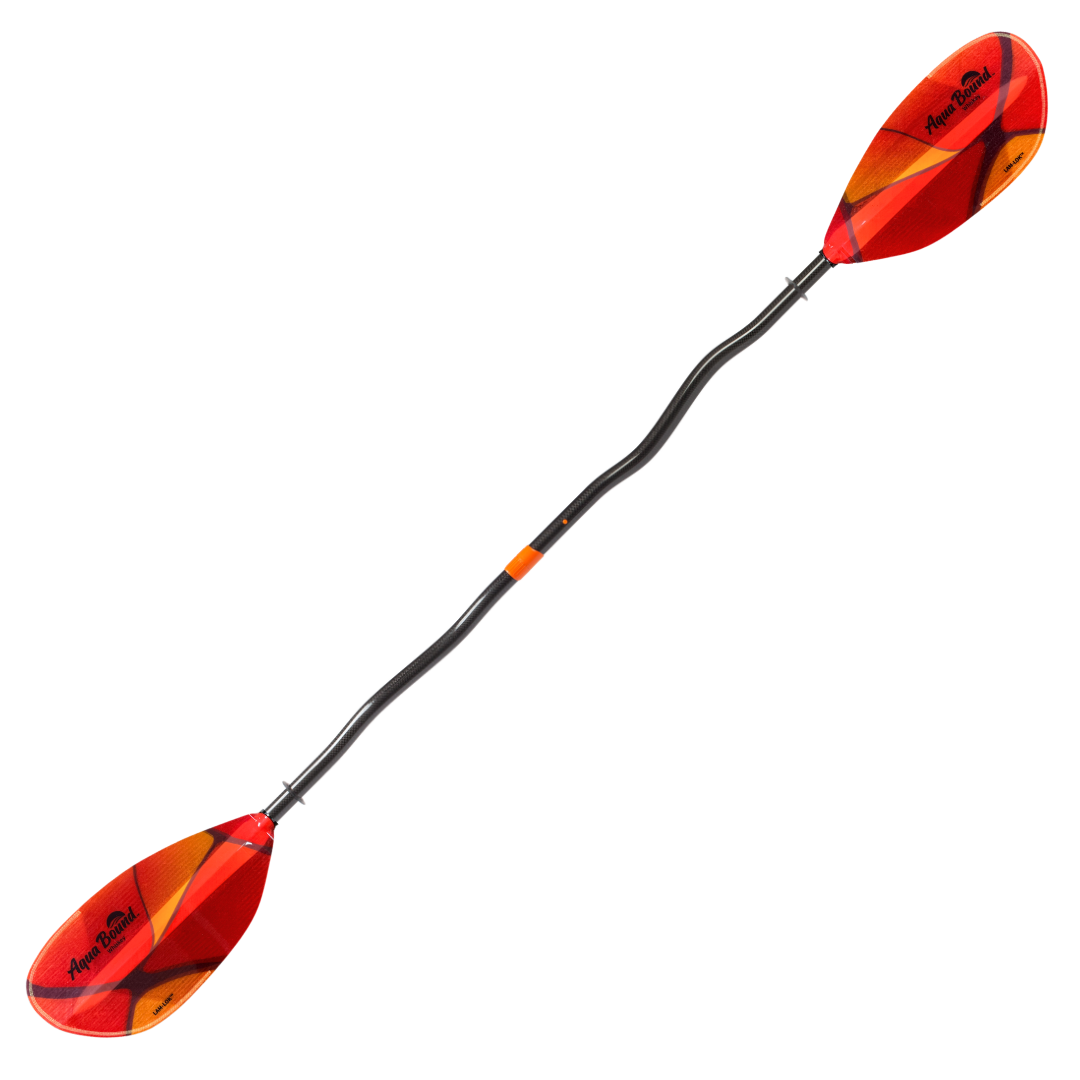 Whiskey Fiberglass 2-Piece Bent Shaft Kayak Paddle