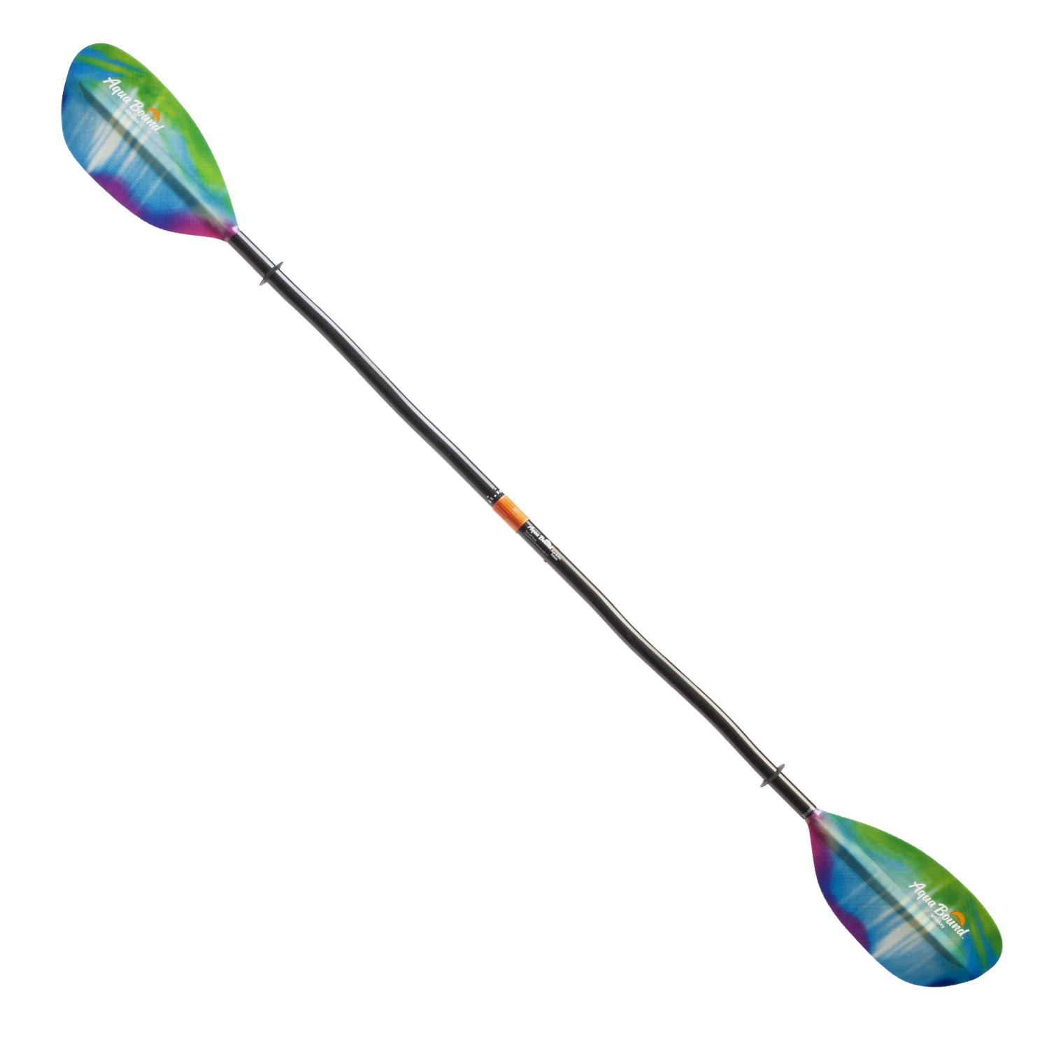 whiskey fibeglass 2-piece bent shaft northern lights full paddle#color_northern-lights