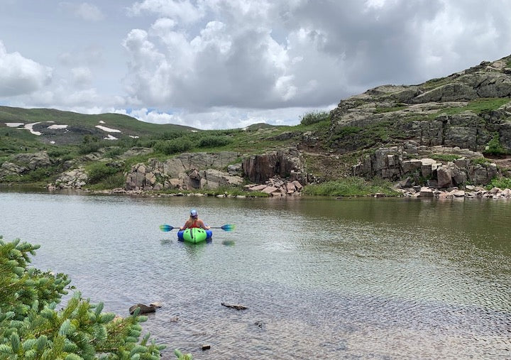 Packrafting the Alpine Lakes of Western Colorado
