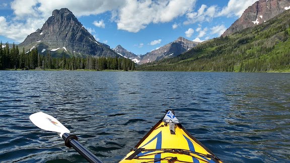 Kayaking in Glacier National Park