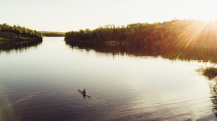 Paddling + River Clean-up = Good News in Hard Times