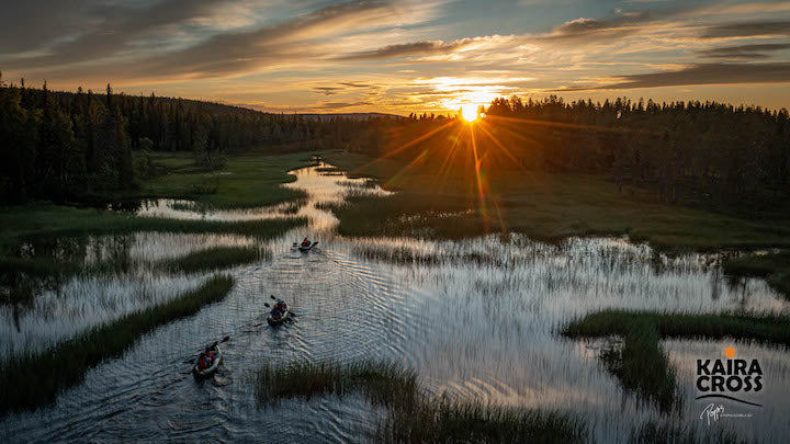 Packrafting Finland’s “Nightless Night” Kairacross Events