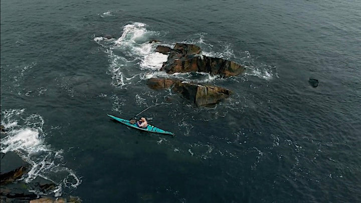 Image of Mark Lutz sea kayaking