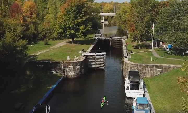 Kayaking the Rideau Canal in Ottawa, Ontario