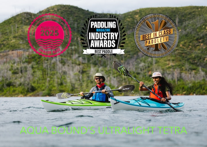 Introducing Aqua Bound’s New Ultralight Tetra Kayak Paddle