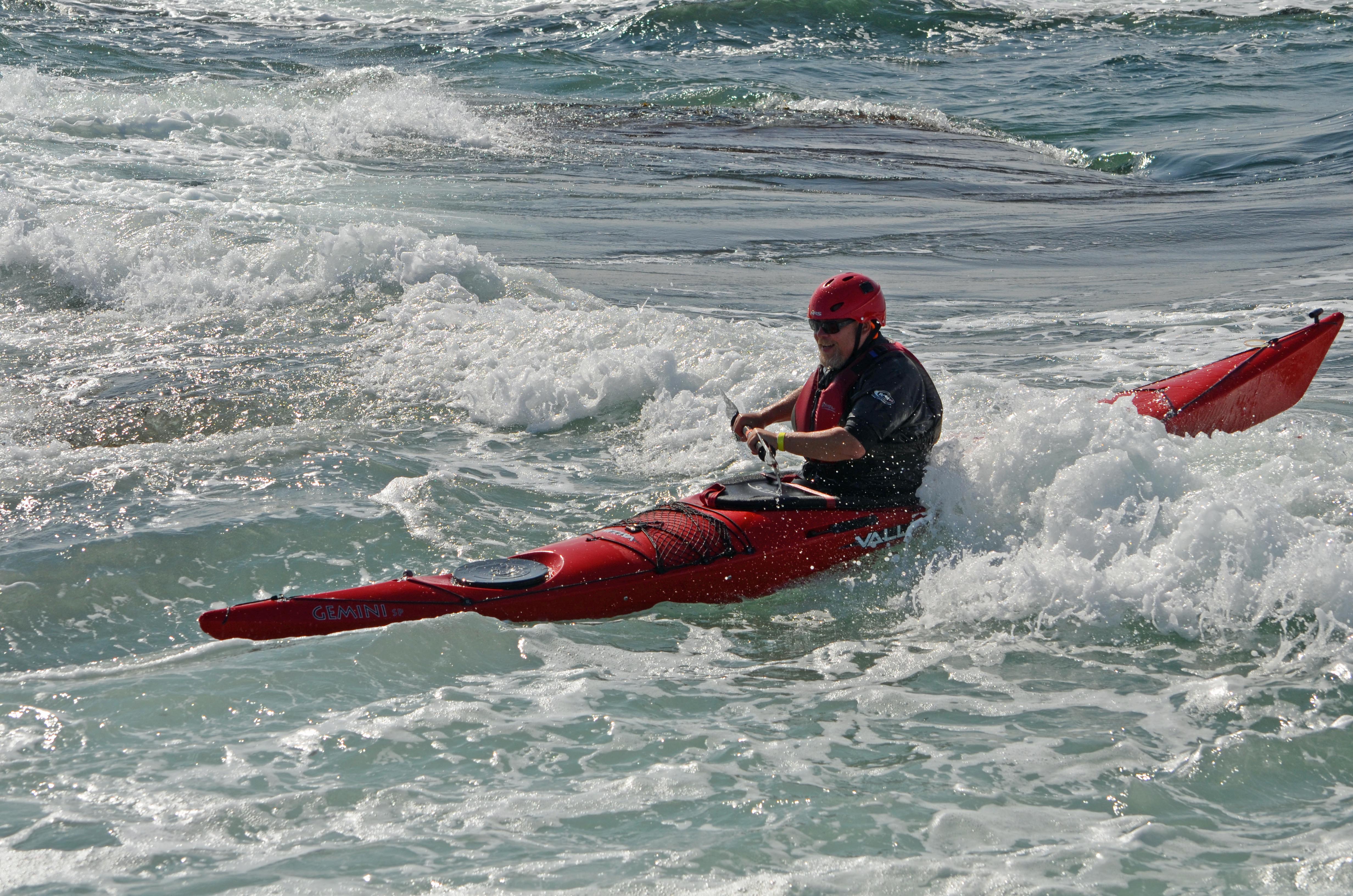 Testing my new paddle