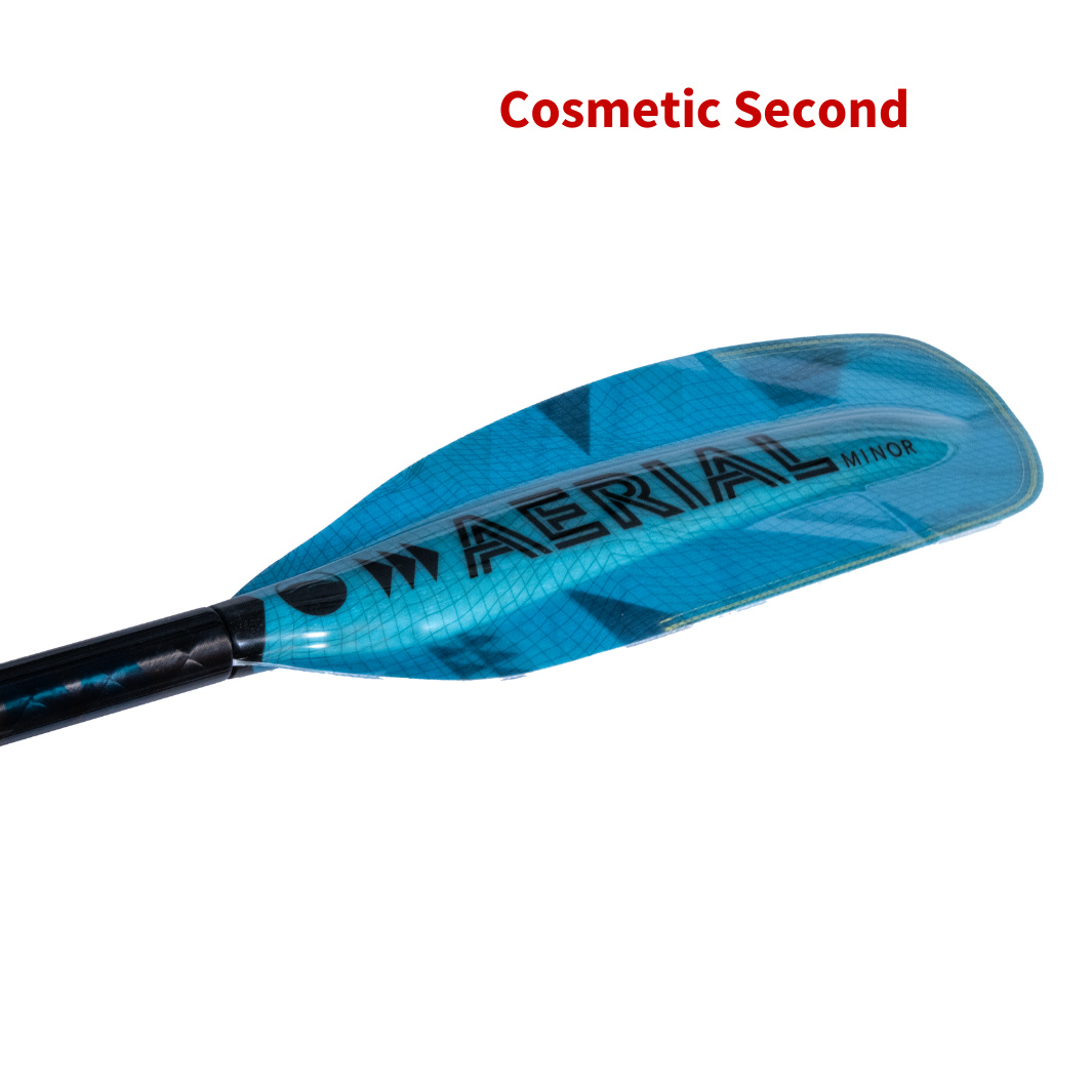 Aerial Minor Fiberglass 1-Piece Straight Shaft Kayak Paddle (Cosmetic Seconds)