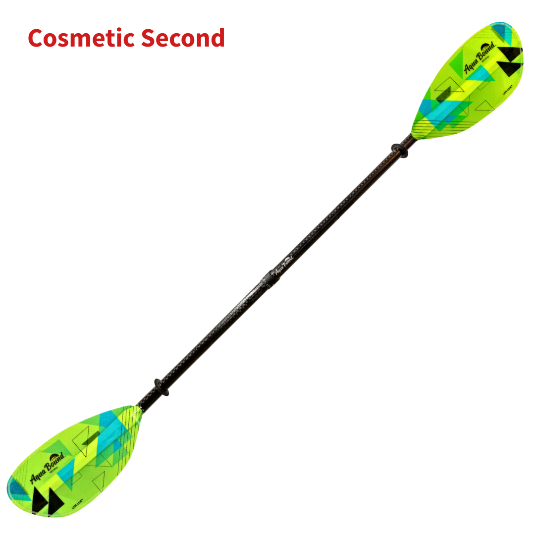 Whiskey Fiberglass 2-Piece Versa-Lok Straight Shaft Kayak Paddle (Cosmetic Second)