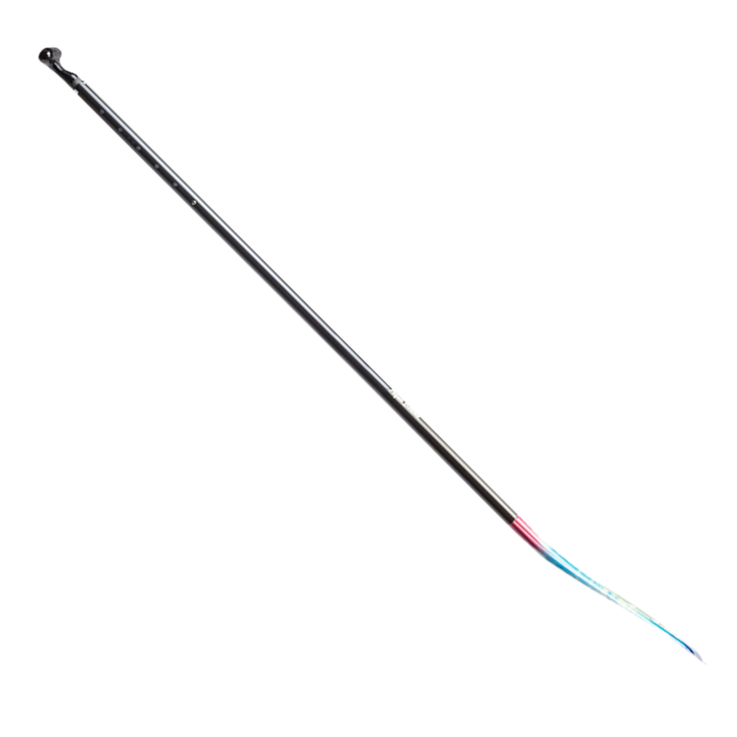 Malta fiberglass 2-piece northern lights SUP paddle full profile #color_northern-lights