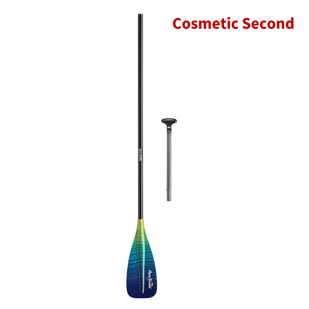 Malta fiberglass 2-piece sunwave SUP paddle breakdown#color_suwave