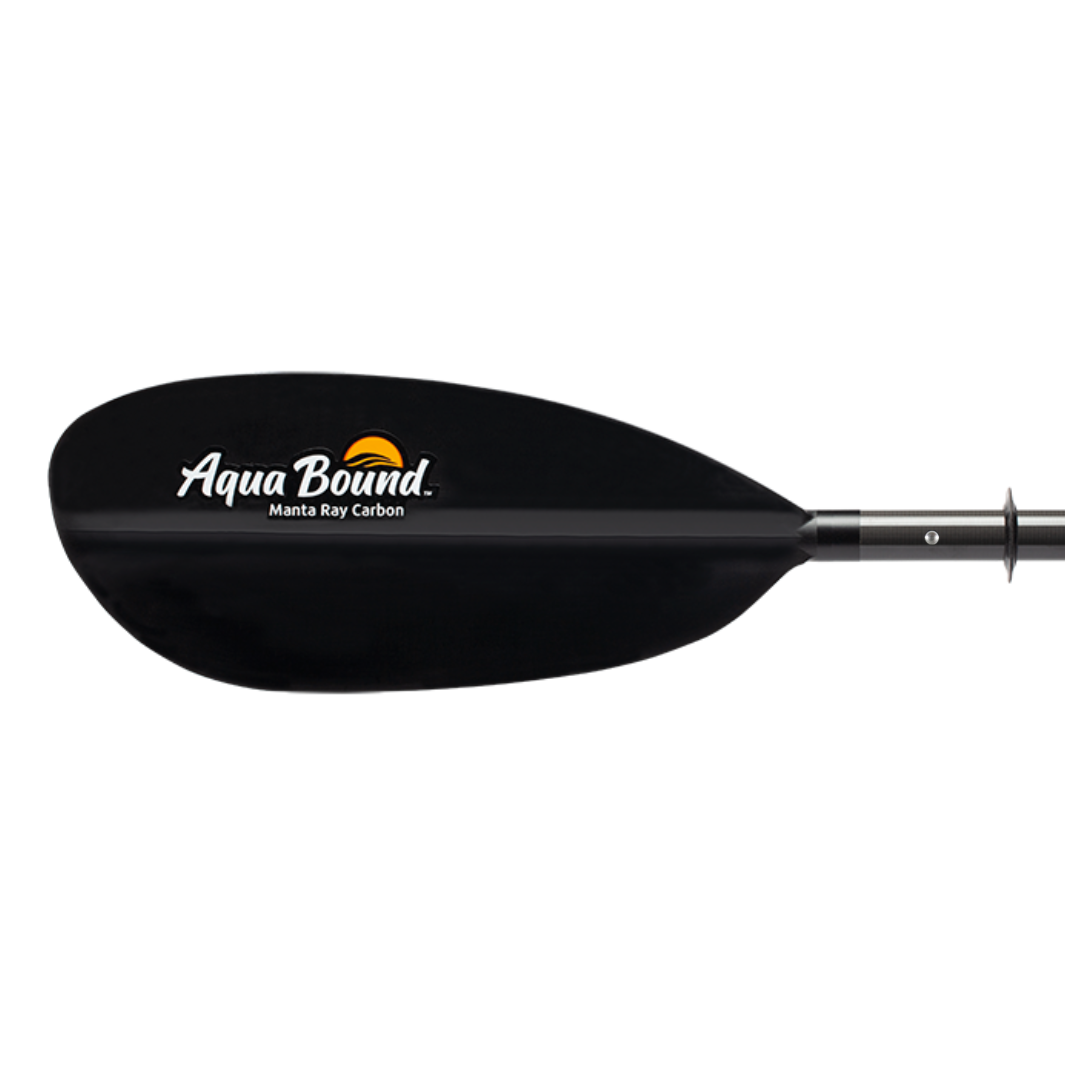 manta ray carbon 4-piece versa-lok kayak paddle left blade