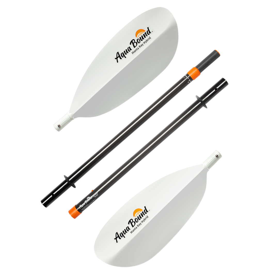 manta ray hybrid white 4-piece posi-lok paddle breakdown#color_white