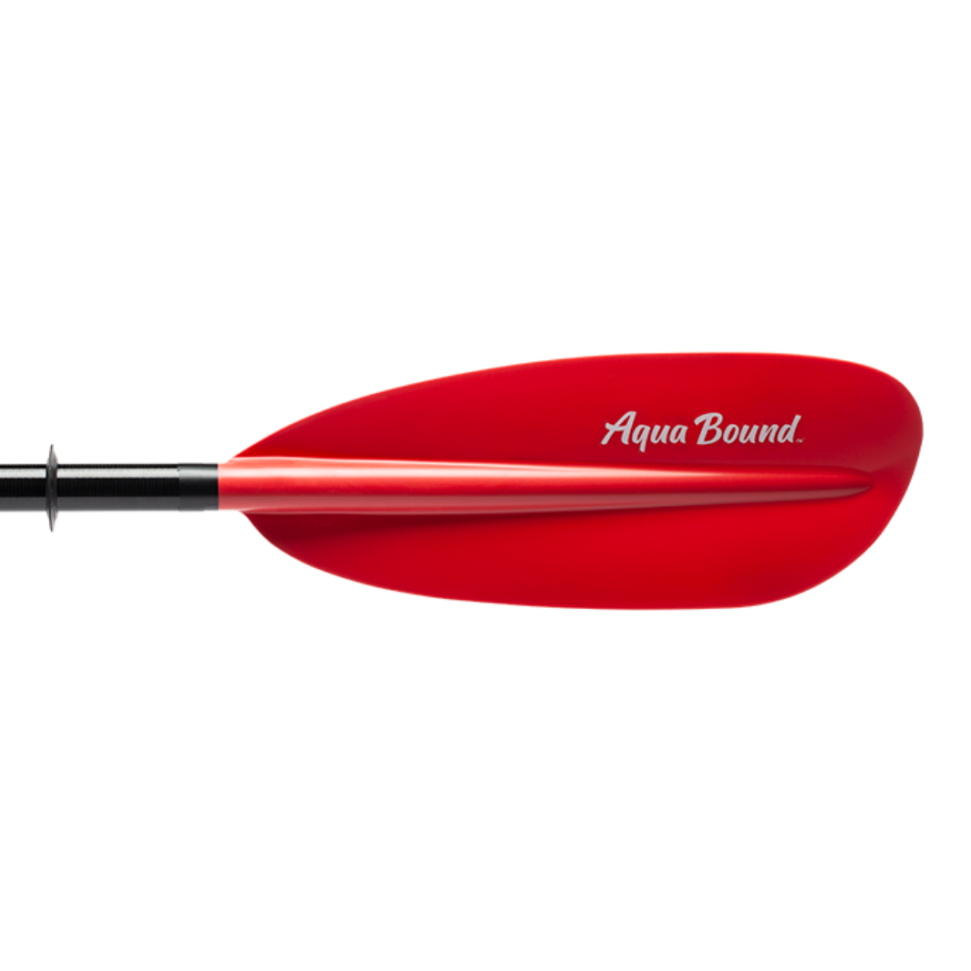 sting ray fiberglass 4-piece snap button sunset red blade back#color_sunset-red