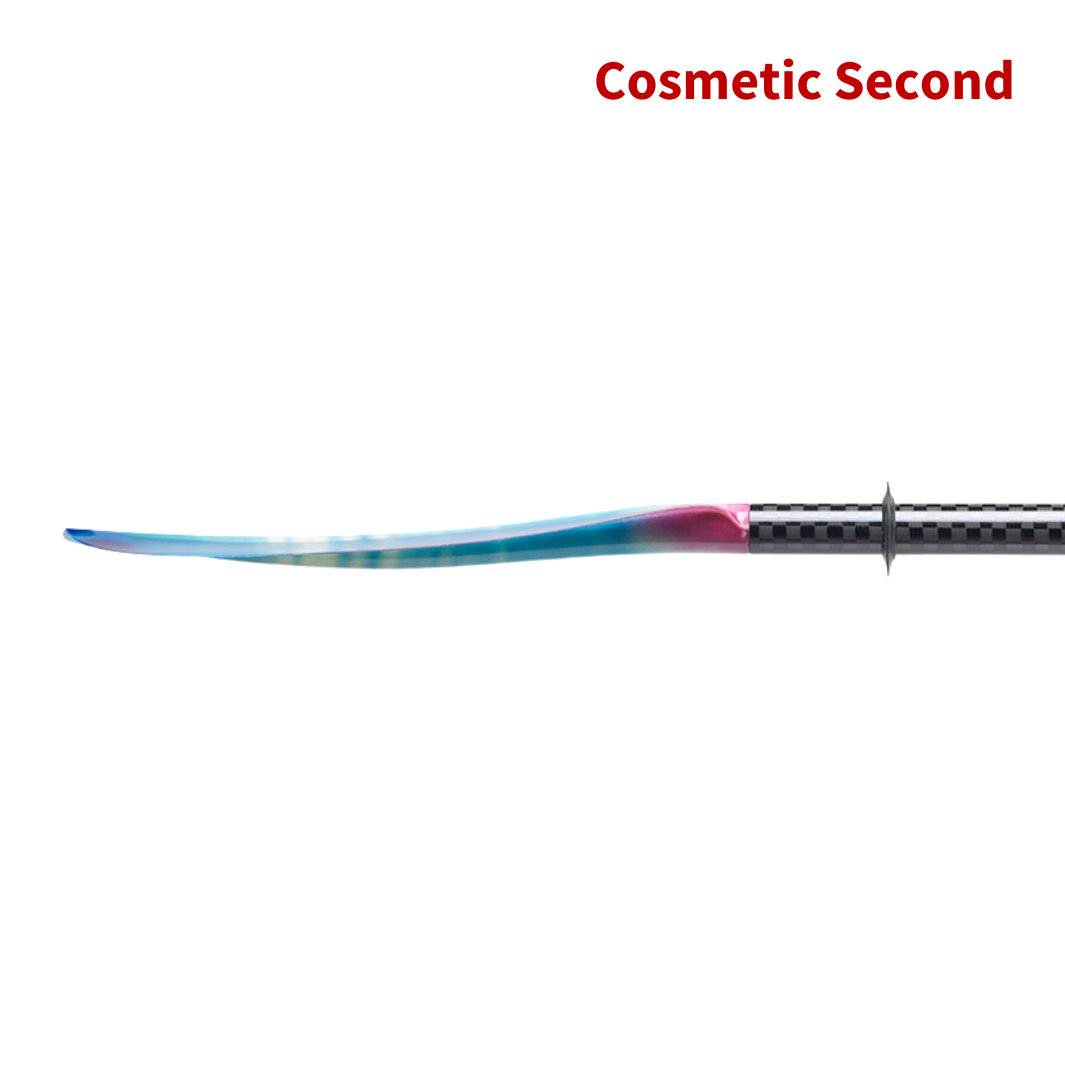 Whiskey Fiberglass 2-piece Northern Lights L Blade Profile#color_northern-lights