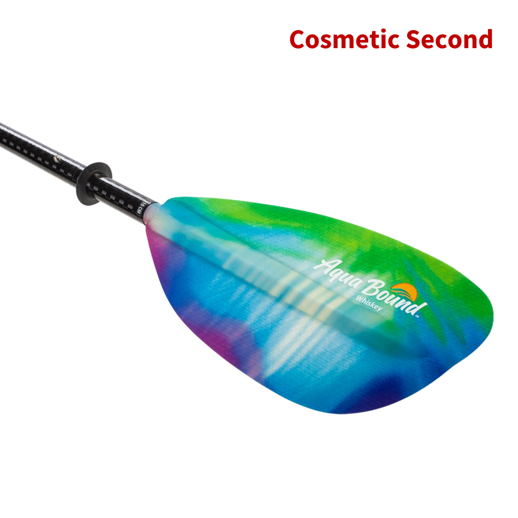 Whiskey Fiberglass 4-piece Northern Lights Blade Angled#color_northern-lights